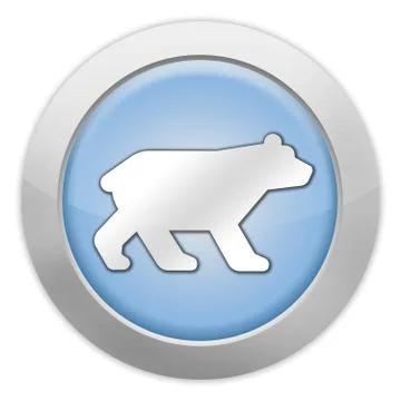 Icon, Button, Pictogram Bear Illustrazione stock