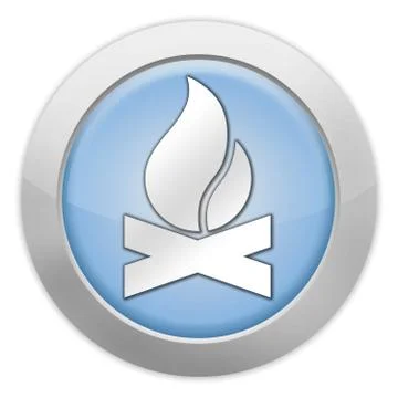 Icon, Button, Pictogram Campfire Stock Illustration
