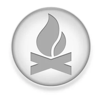 Icon, Button, Pictogram Campfire Stock Illustration