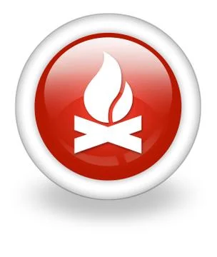Icon, Button, Pictogram Campfire Stock Illustration