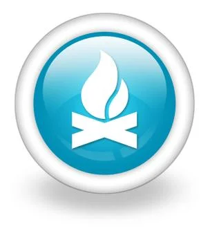 Icon, Button, Pictogram Campfire Stock Illustration