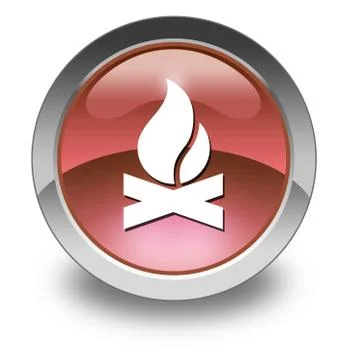 Icon, Button, Pictogram Campfire Stock-Illustration
