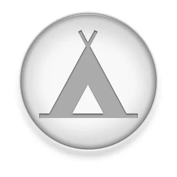 Icon, button, pictogram camping Stock Illustration