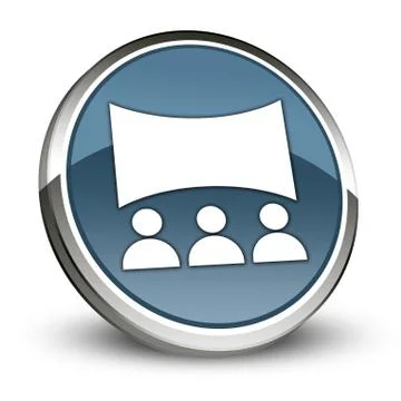 Icon, Button, Pictogram Cinema Illustrazione stock