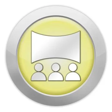Icon, Button, Pictogram Cinema Illustrazione stock