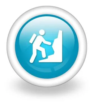 Icon, Button, Pictogram Climbing Stock Illustration