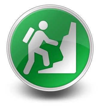 Icon, Button, Pictogram Climbing Illustrazione stock
