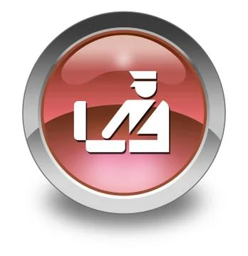 Icon, button, pictogram customs Ilustración de archivo