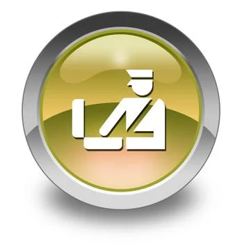 Icon, button, pictogram customs Stock Illustration