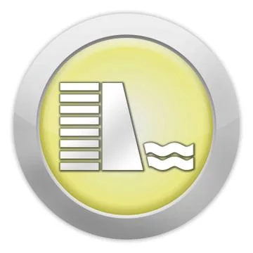 Icon, Button, Pictogram Dam Ilustración de archivo