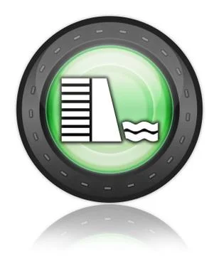 Icon, Button, Pictogram Dam Illustrazione stock