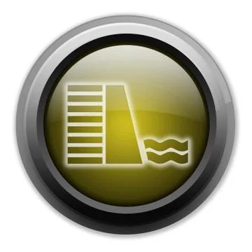 Icon, Button, Pictogram Dam Illustrazione stock