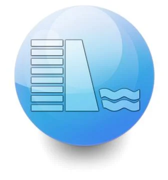 Icon, Button, Pictogram Dam イラスト素材
