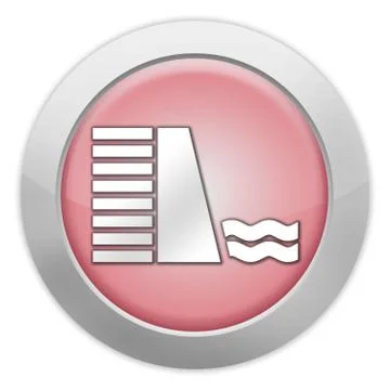 Icon, Button, Pictogram Dam Illustrazione stock