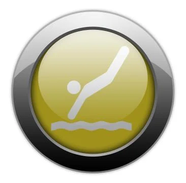 Icon, Button, Pictogram Diving Stock Illustration