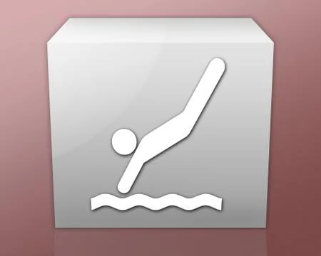 Icon, Button, Pictogram Diving Stock Illustration
