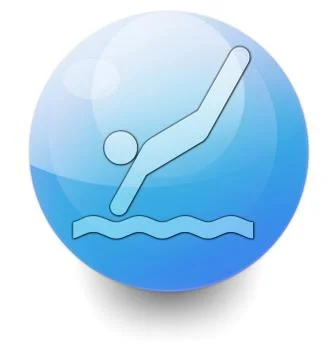 Icon, Button, Pictogram Diving Stock Illustration