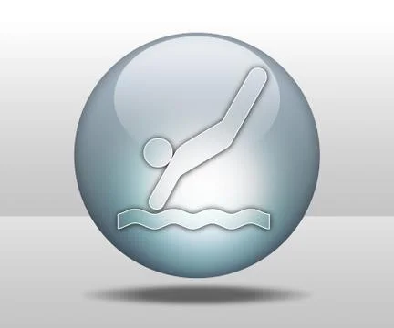 Icon, Button, Pictogram Diving Ilustración de archivo
