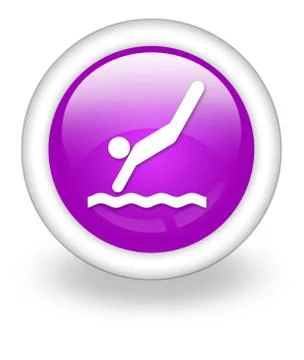 Icon, Button, Pictogram Diving Stock Illustration