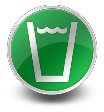 Icon, button, pictogram drinking water イラスト素材