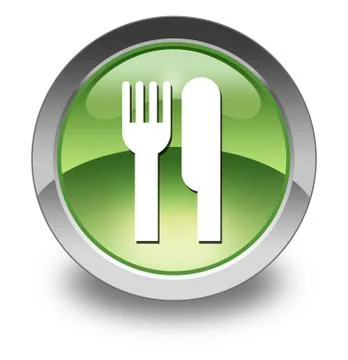 Icon, button, pictogram -eatery, restaurant- Ilustração Stock