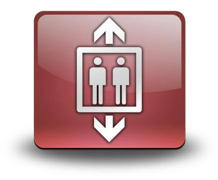 Icon, button, pictogram elevator Stock Illustration