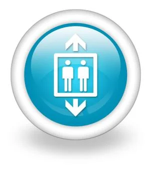 Icon, button, pictogram elevator Stock Illustration
