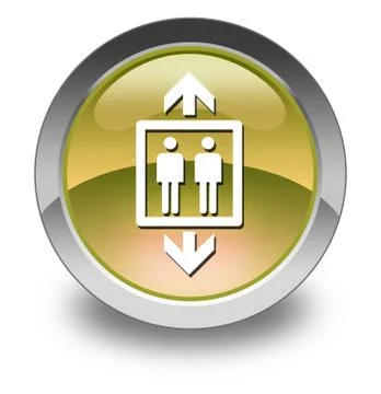 Icon, button, pictogram elevator Stock Illustration