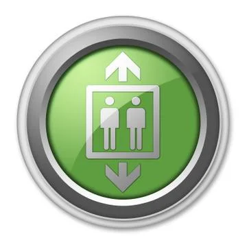 Icon, button, pictogram elevator Stock Illustration