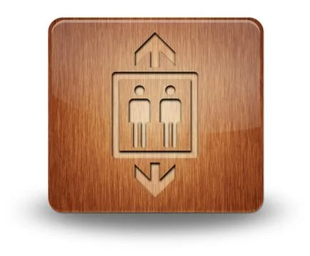 Icon, button, pictogram elevator Stock Illustration