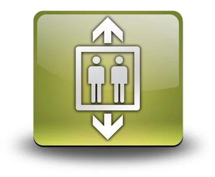 Icon, button, pictogram elevator Stock Illustration