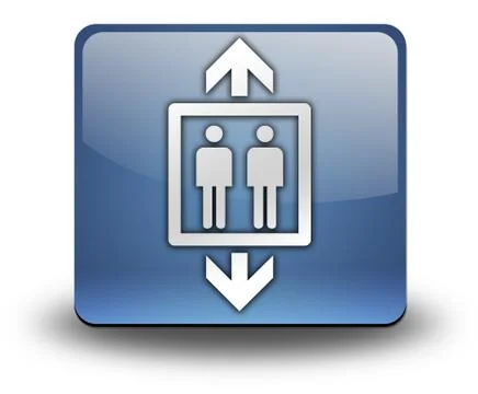 Icon, button, pictogram elevator Stock Illustration
