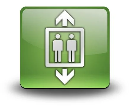 Icon, button, pictogram elevator Stock Illustration