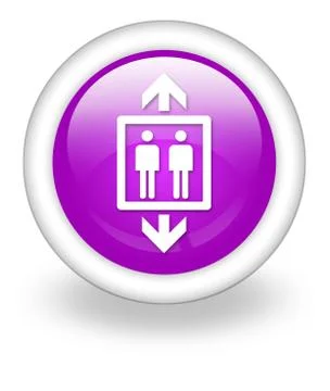 Icon, button, pictogram elevator Stock Illustration