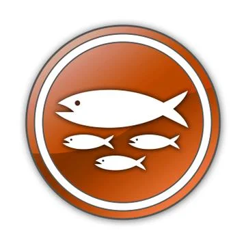 Icon, Button, Pictogram Fish Hatchery Ilustración de archivo