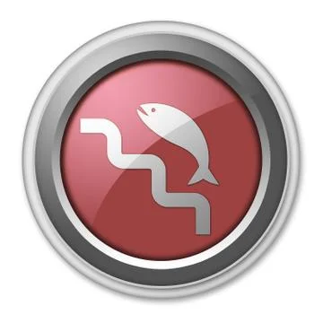 Icon, Button, Pictogram Fish Ladder Stock Illustration
