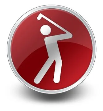 Icon, Button, Pictogram Golfing Ilustración de archivo