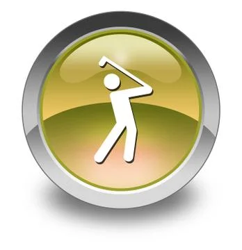 Icon, Button, Pictogram Golfing Stock-Illustration