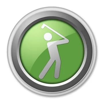 Icon, Button, Pictogram Golfing Stock Illustration