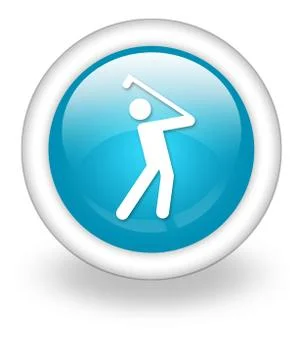 Icon, Button, Pictogram Golfing Stock Illustration