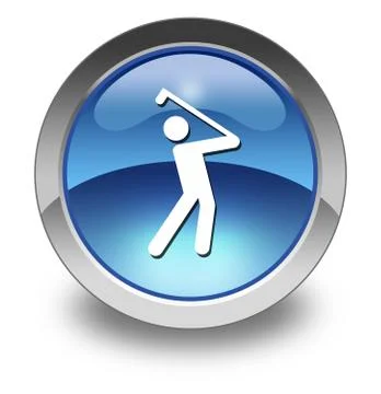 Icon, Button, Pictogram Golfing Stock Illustration