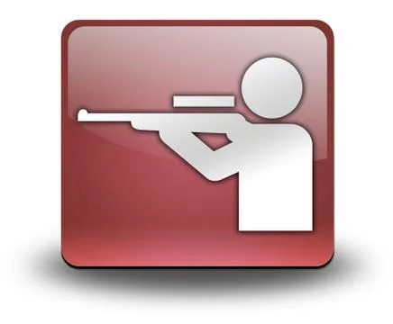 Icon, button, pictogram hunting Ilustración de archivo