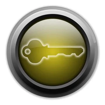 Icon, Button, Pictogram Key Illustrazione stock