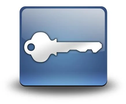 Icon, Button, Pictogram Key Illustrazione stock