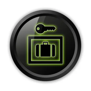 Icon, button, pictogram locker Stock Illustration