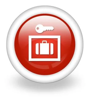 Icon, button, pictogram locker Stock-Illustration