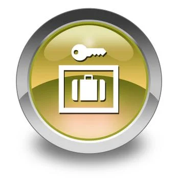 Icon, button, pictogram locker Stock Illustration