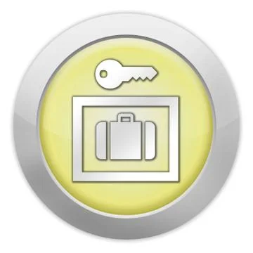 Icon, button, pictogram locker Stock Illustration