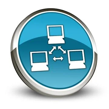 Icon, button, pictogram network Ilustração Stock