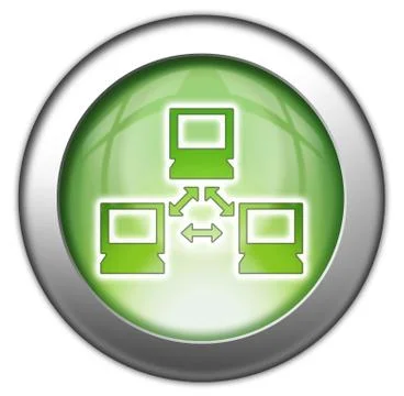 Icon, button, pictogram network Stock Illustration